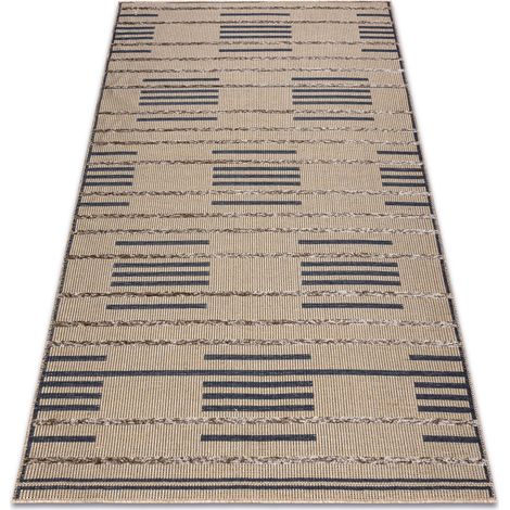 Alfombra de pasillo con refuerzo de goma LOTUS FRAMES 29870 Marco de piedra plata / oro lavable 60 cm grey 60x1150 cm (1/5)