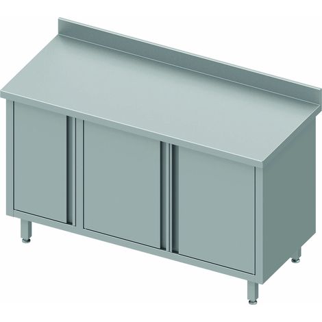 Meuble Bas Cuisine Inox - Portes Battantes et Sans Cloison - Gamme 700 - Stalgast