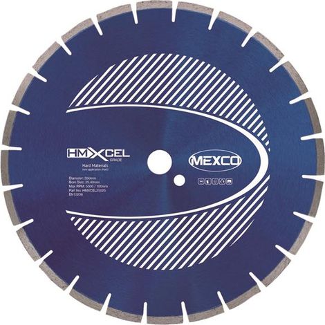 Mexco XCEL Diamond Blade 350mm for Hard Materials Cutting