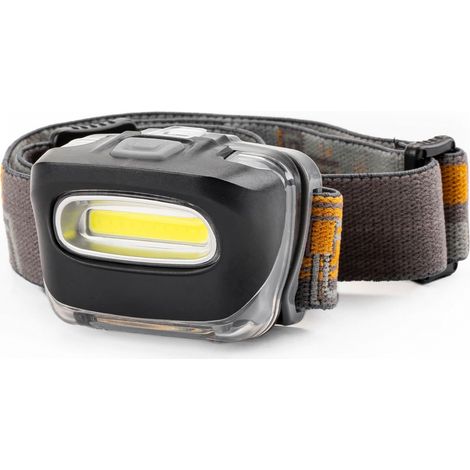 Linterna frontal COB con 3 pilas AAA, 150 lúmenes, IPX3, amio-02199 (1/5)