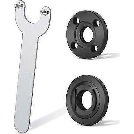 Verstellbarer Schraubenschlüssel für Winkelschleifer, 1 verstellbarer Schraubenschlüssel mit 2 Flanschen, aus Metall, robust und schlagfest (1/5)