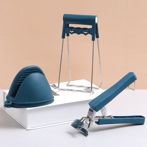 Gadgets de cuisine anti - blanchiment, pinces à bol, étagères à vaisselle, assiettes et bols de cuisine (1/5)