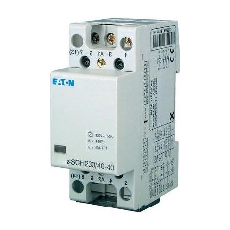 CONTACTEUR MODULAIRE EATON ZSCH 40A 4Z 3M 230V AC Z-SCH230/40-40 248852 (1/5)
