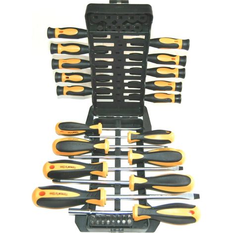 KIT SET 44 PEZZI TORX ESAGONALI CACCIAVITI PUNTE INSERTI BUSSOLA PH A.241344 (1/3)
