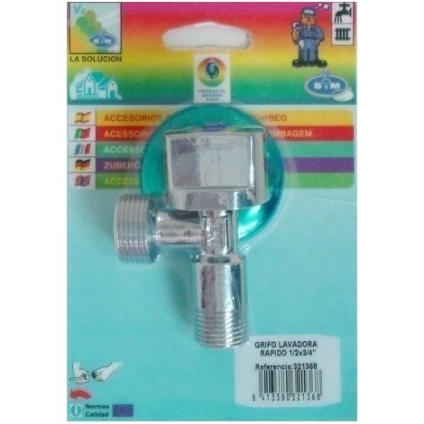 Grifo Lavadora Mini Simple S M
