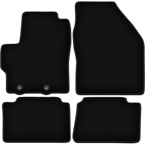 Tapis de sol BASIC en velours noir pour : Toyota Yaris IV hatchback (2020-) (1/5)
