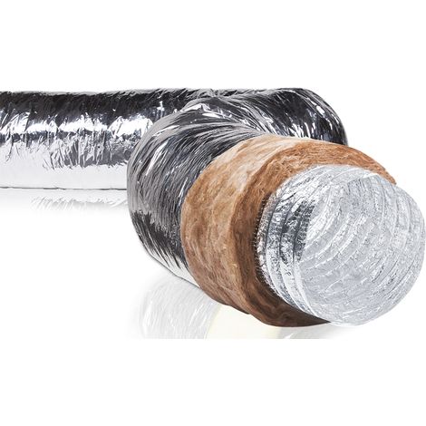 Gaine Souple Isolée 50mm pour application Gainable Habitat Ecosoft D.250mm L.10m S&P (UNELVENT) 810815 (1/2)