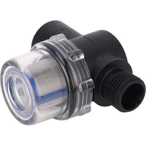 Filtro de agua en línea – Conexión roscada hembra de 1/2″-14, malla de 50, cuerpo de plástico reforzado – Paquete de 1