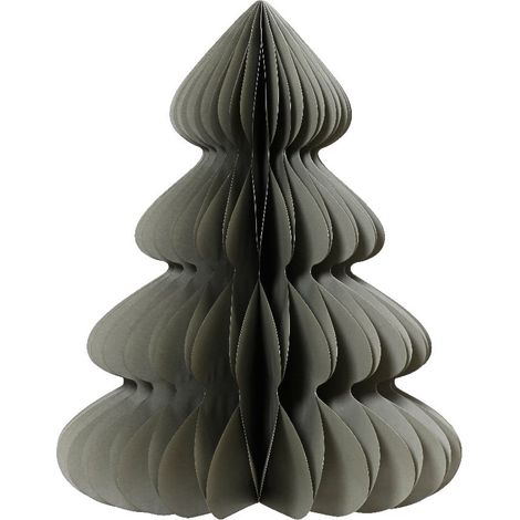 Dekobaum aus Papier grau 48 x 60 cm Figur