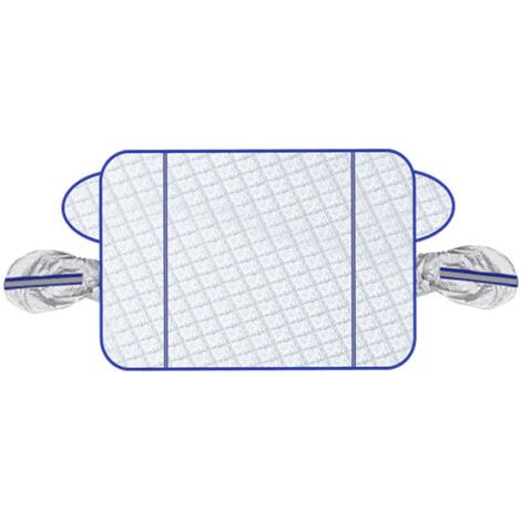 Ahlsen Windschutzscheibenabdeckung, wasserdicht, faltbar, mit Magnetverschluss, Sonnenschutz, Frostschutz, Frontscheibenabdeckung für Autos, UV-Schutz, Regen- und Schneeschutz, 145 x 105 cm