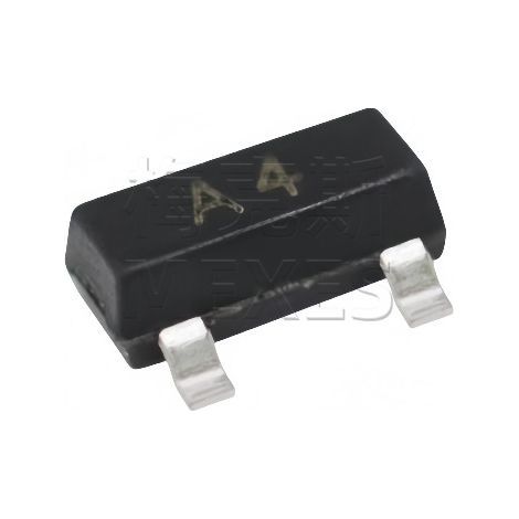 Changdian BAV70, screen printed A4 SOT-23, switching diode, surface mount diode chip, electronic component, 5 units shipped.