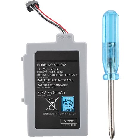 Batterie de Recharge 3.7V 3600mAh pour Manette Wii U - Compatible et Performante (1/5)