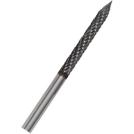 Fraise 6MM X 88MM en Acier Tungstène pour Réparation de Pneus Fraise en Carbure pour Métal Dur Foret pour Pneus Tête Rotative en Carbure pour Perceuse Pneumatique (1/5)