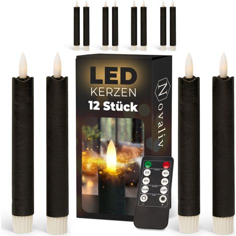 12x Novaliv LED Kerze  Echtwachskerzen (1/5)