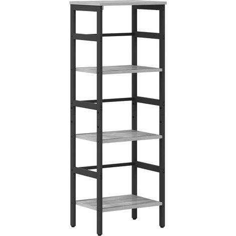 Maison Exclusive - Bücherregal Graues Sonoma 40 x 29,5 x 115 cm H