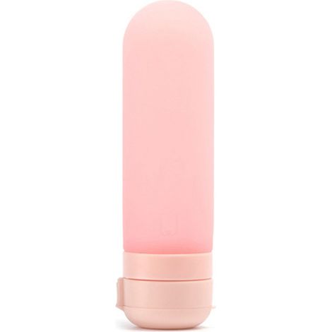 Flacon voyage 45ml en silicone souple, rechargeable pour shampoing, gel douche, lotion, cosmétique - Contenant de douche portable compressible (1/5)