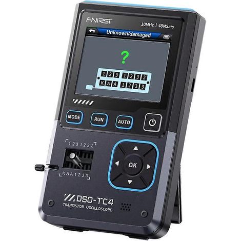 Oscilloscope numérique 3 en 1 10 MHz 48 Ms/s, testeur de transistors (1/5)