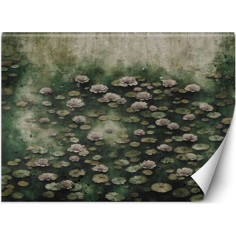 Fototapete Lotusblumen auf einem See 200x140 cm (1/5)