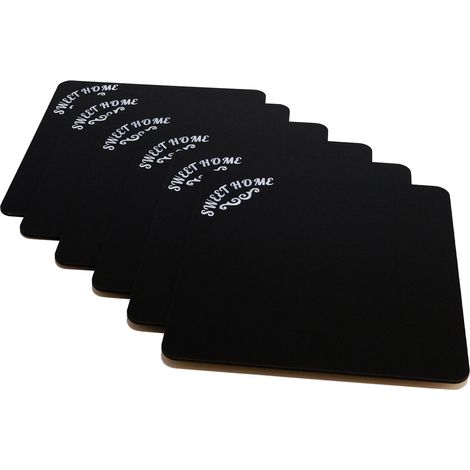 Juego de manteles individuales de madera Set Negro (1/5)