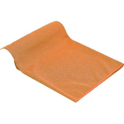 Leichtes und weiches, gewaschenes Kühlhandtuch, ideal für Yoga, Laufen, Sport, Fitness und Fitnessstudio, leuchtend orange Farbe, 30 x 90 cm (11,81 x 35,43 Zoll) (1/5)