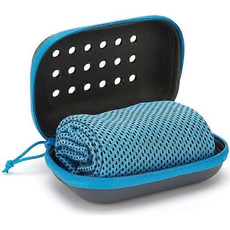 Serviette rafraîchissante douce et respirante en microfibre, idéale pour les peaux transpirantes et les bains de bouche. (1/5)
