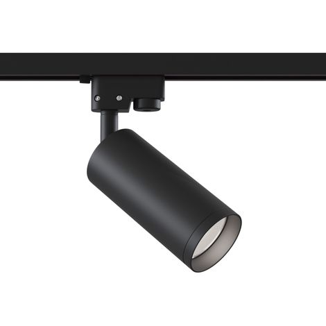 Faretto per Sistema Illuminazione Binario 50W GU10 in Alluminio Focus  Nero (1/2)