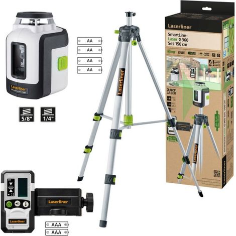 Laserliner SmartLine-Laser G360 Set 150cm 360°-Linienlaser (1/2)