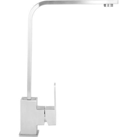 Ensemble de robinetterie G1/2 pivotant à 360° en acier inoxydable 304, mitigeur eau chaude/eau froide pour évier de cuisine (1/5)
