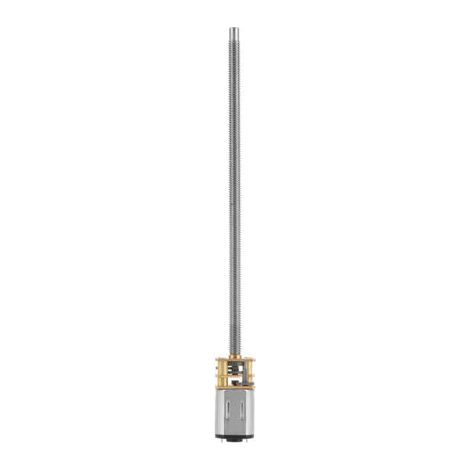Motorino riduttore N2O da 6/12 V CC con albero di uscita lungo M4 x 100 mm (6 V 60 giri/min) (1/5)