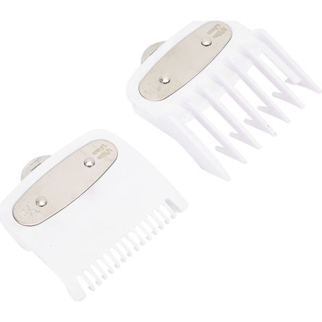 Lot de 2 peignes de guidage pour tondeuse WAHL, blancs. (1/5)