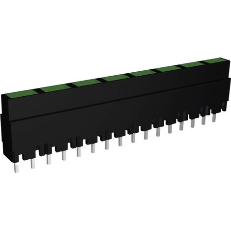 Signal Construct ZALS 082 LED-Reihe 8fach Grün  (L x B x H) 40.8 x 3.7 x 9 mm