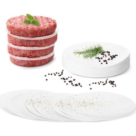 Papier Absorbant - Non Marqué - 500 Pcs - 13 cm - Bonne Absorption d'Huile - Biodégradable (1/4)