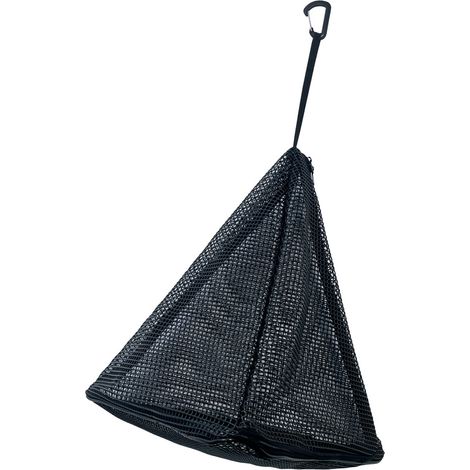 Filet de séchage triangulaire d'extérieur, support de rangement suspendu pliable en PVC pour camping, pique-nique et barbecue, taille L (1/2)