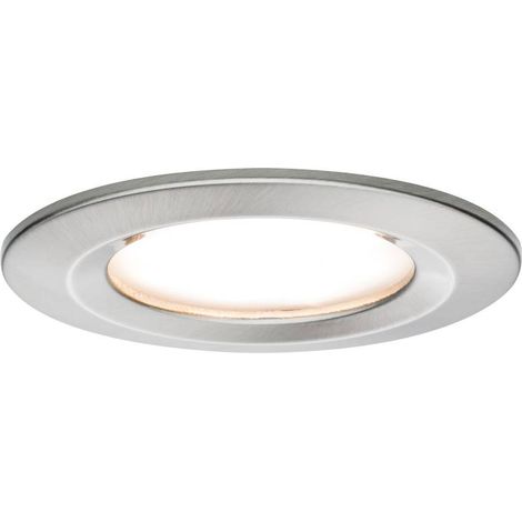 Paulmann Nova Lampada da incasso per bagno LED (monocolore) LED 6 W IP44 Ferro (spazzolato) (1/4)