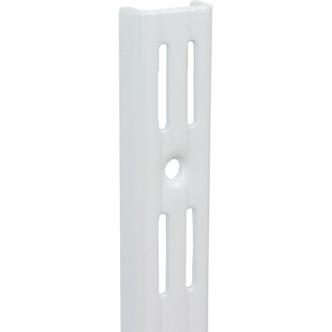 Crémaillère double 149,5 cm blanc - Par pièce (1/3)