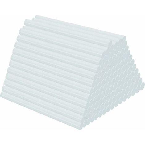 Lot de 120 bâtons de colle chaude transparents, 7x150 mm, sans solvant, séchage rapide, pour pistolet à colle thermofusible (1/5)