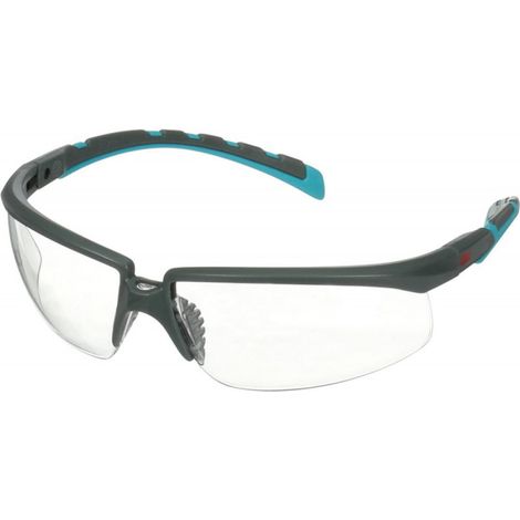 3M S2024AS-RED Occhiali di protezione rivestimento specchiato, con protezione antigraffio Rosso, Grigio EN 166 DIN 166 (1/2)