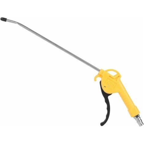 Pistolet à Air Comprimé d'Enlève la Poussière Pistolet À Souffler/Soufflette Compresseur en Alliage d'Aluminium et Plastique avec Un Joint (Jaune 1) (1/4)