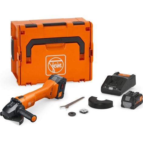Fein Akku-Winkelschleifer Ø 125 mm CCG 18-125-12 AS Set ProCore / 2x 8,0 Ah ProCORE + Ladegerät im Koffer - 71221662000 (1/5)