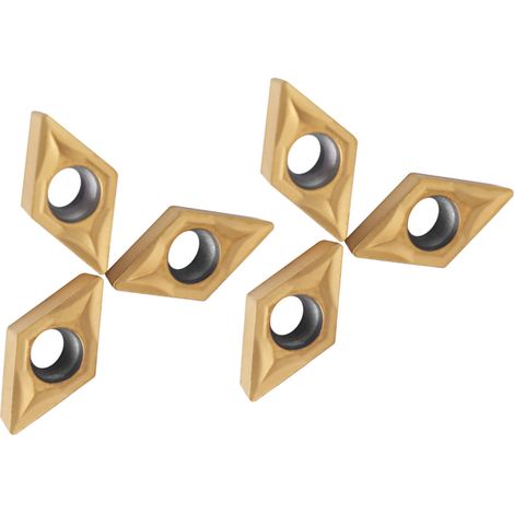 10 pièces plaquettes carbure CNC pour tour à métaux, outils de coupe et tournage, boîtier inclus (1/5)