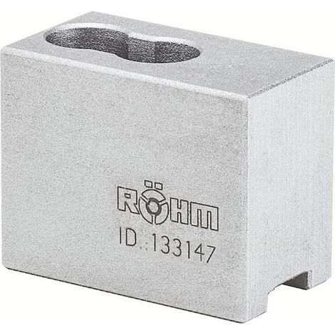 Mordazas  superiores  Röhm  tamaño  160,  juego  de  2  mordazas,  endurecible,  dentado  puntiagudo  90°  -  133147 (1/5)