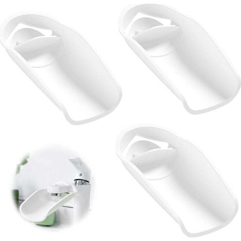 3-teiliges Baby-Wasserhahnverlängerungsset, Silikon-Wasserhahnverlängerung für die meisten Wasserhähne, zum Händewaschen für Kinder und Babys, Küche, Bad - Crezuo