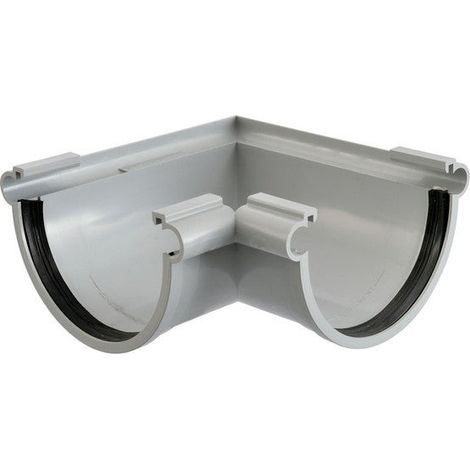 Angle Mixte À Joint Pvc Gris Girpi, Dév.25 Cm (1/2)