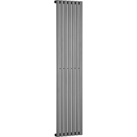 Anthracite Single Oval Tube Radiator 1800mm x 420mm Central Heating