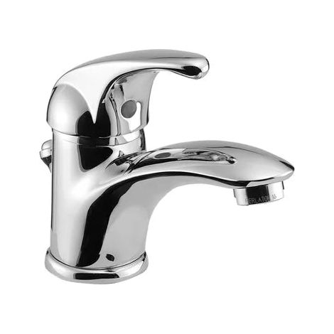 Eurorama - Miscelatore Lavabo Cromato Con Piletta A Saltello 1" 1/4 - Serie: Reve (1/2)