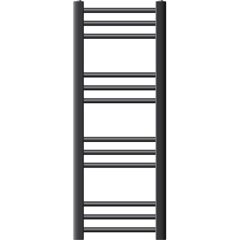 ECD Germany Radiatore Scaldasalviette Sahara - 300 x 800 mm - Antracite - Dritto con Attacco Laterale - Radiatore Scaldasalviette Asciugabiancheria 300x800 mm