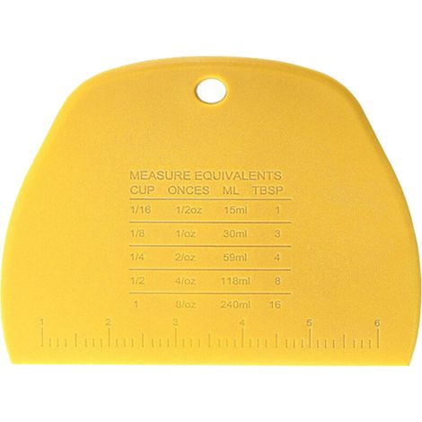 Lot de 2 racloirs à pâte, racloirs de table en plastique, coupe-pâte, racloirs alimentaires multifonctions pour la pâte et le pain (1/5)