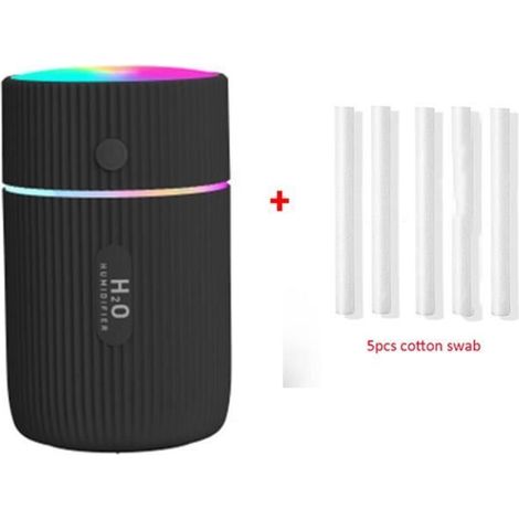 Humidificateur d'air - Type black - 220ml - USB - Électrique - Ultrasonique (1/4)