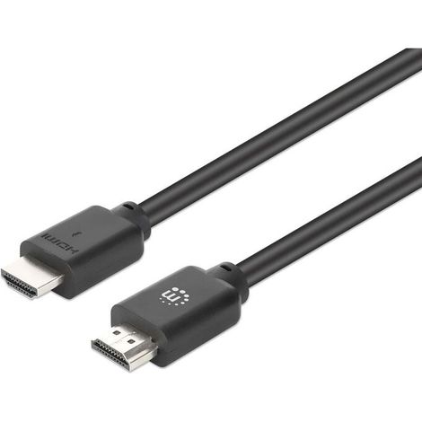 MANHATTAN 4K60Hz High Speed HDMI-Kabel mit Ethernet-Kanal 1,5 m HDMI-Stecker auf Stecker 18 Gbit/s B