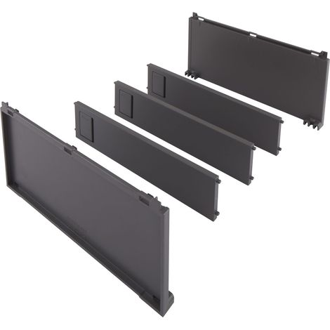 Blum Ambia-Line Flascheneinsatz Schublade B200mm, Kunststoff oriongrau matt (1/4)
